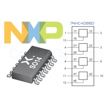 74HC4066D - Quad Bi-Lateral Switches