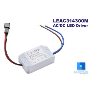 Small AC/DC LED Driver power supply, 3-14V@300mA